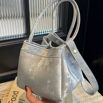 Универсальные женские сумки-ведра, нишевый дизайн, сумка через плечо, женские сумки для покупок в поездках на работу