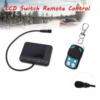 Универсальный 12 В 24 В автомобильный грузовой воздушный стояночный обогреватель ЖК-монитор переключатель пульт дистанционного управления контроллер для дизельного отопления аксессуары