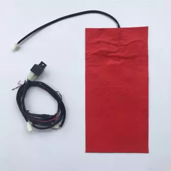 Универсальный 12 В мотоциклетный карбоновый подогреватель сиденья