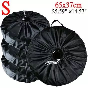 Универсальный 13-19 дюймов 19-23 дюйма Чехол для шин автомобиля внедорожника Чехол Сумка для колеса запасного колеса Шина Запасная Сумка для хранения Полиэстер Ткань Оксфорд