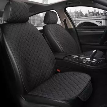 Универсальный 1 шт. чехол на сиденье автомобиля для Renault Scenic 1 2 3 4 Grand Scenic Megane чехол на сиденье автомобиля лен авто Black 1 PCS