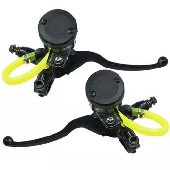 Универсальный 22 мм 7/8 мотоциклетный правый тормозной насос сцепления, рычаг главного цилиндра для Yamaha LC150 LC135 Choppers Cafe Left