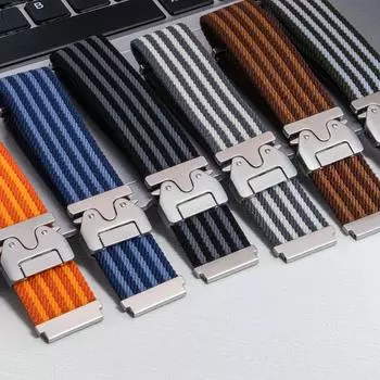 Универсальный 22 мм нейлоновый плетеный эластичный ремешок для Huawei Watch GT4 5 Pro 46 мм спортивный ремешок для HUAWEI GT5 Amazfit Balance GTR 4/3 47 мм браслет Universal 22mm width оранжевый