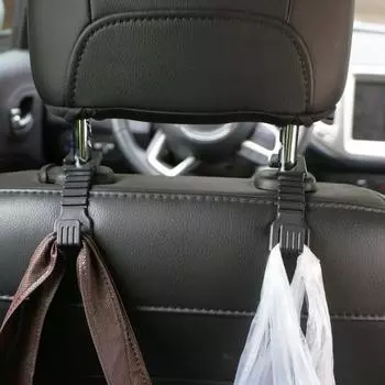 Универсальный 2 шт., подголовник для автомобильного сиденья, крючок, вешалка для хранения, держатель на заднее сиденье автомобиля, органайзер