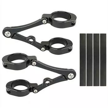 Универсальный 39-41 мм мотоциклетный кронштейн для фар, зажим, держатель вилки, новый чёрный