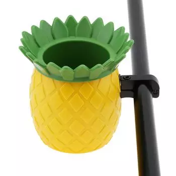 Универсальный 3-дюймовый держатель для велосипеда из АБС-пластика для велосипеда/мотоцикла/инвалидной коляски с металлическим зажимом, шестигранный ключ, держатели для бутылок с водой в форме ананаса