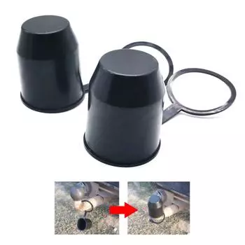 Универсальный 50 мм чехол для шаровой опоры фаркопа, крышка для шаровой опоры грузовика и прицепа, крышка для шаровой опоры фаркопа, защита шаровой опоры прицепа, автомобильные аксессуары