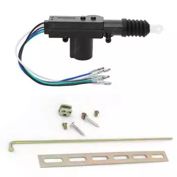 Универсальный 5-проводной 12-вольтовый привод для системы запирания автомобиля, одинарный центральный дверной замок пистолетного типа, комплект электродвигателя для дистанционного управления и сигнализации CHINA