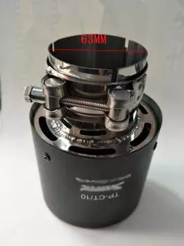 Универсальный 63мм-89мм Синий Обожжённый Стальной Конец Труба из Углеродного Волокна Насадка Глушителя Выхлопной Трубы Автомобиля