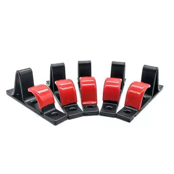 Универсальный 6 шт. 35 кг металлический J крючок для ступицы обода колеса колеса витрина для магазина настенный подвесной крючок с 12 наборами винтов расширения