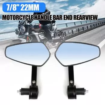 Универсальный 7/8 22 мм мотоциклетный руль конец заднего вида боковые зеркала заднего вида CHINA