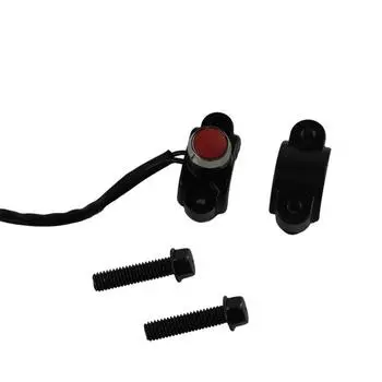 Универсальный 7/8-дюймовый алюминиевый переключатель для мотоцикла, крепление на руль, электропитание, пусковой сигнал, противотуманный фонарь, самовозврат красный