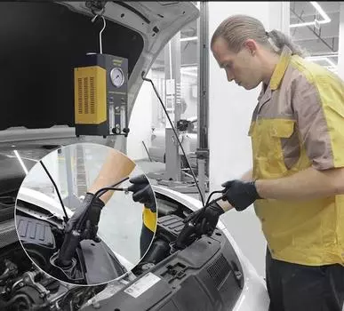 Универсальный адаптер для подушки безопасности, регулируемый воздухозаборник для автомобильного генератора дыма, детектор утечки автомобильного дыма, воздушный насос CHINA