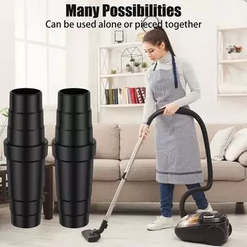 Универсальный адаптер для шланга пылесоса, сменные детали, аксессуары для соединителей 31,5/32,5/34,5/35,5/37/38/40/44/45 мм