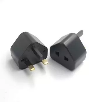 Универсальный адаптер переменного тока EU US 2 Pin to UK 3 Pin Plug, дорожный преобразователь, британский стандартный входной штекер G Type, предохранитель 5A