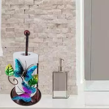 Универсальный экологически чистый креативный удобный железный держатель для полотенец в форме бабочки, подставка для туалетной бумаги Butterfly