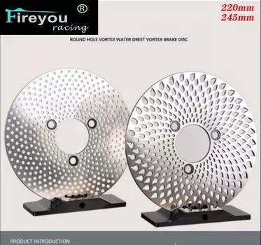 Универсальный электрический мотоцикл плавающий диск 220 мм*70 мм тормозной диск для Yamaha Aerox Nitro BWS Zuma RSZ JOG Force M3 N1s