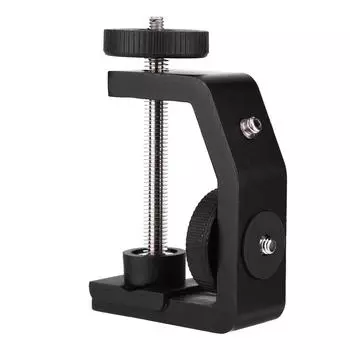 Универсальный алюминиевый C-образный зажим для настольного крепления 1/4 дюйма для штатива камеры с шаровой головкой