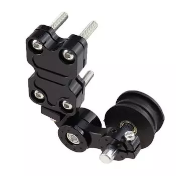 Универсальный алюминиевый черный/красный/серебристый/синий/золотой регулятор натяжителя цепи, ролик для мотоцикла/измельчителя ATV красный