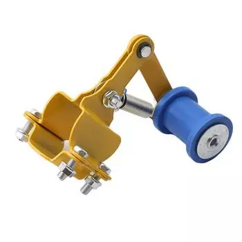 Универсальный алюминиевый роликовый регулятор натяжителя цепи мотоцикла, модифицированные аксессуары для грязи чёрный