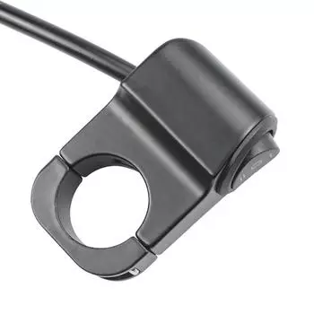 Универсальный алюминиевый сплав 7/8 дюймов 22 мм 20A переключатель света на руле для мотоцикла/фар противотуманный стоп-сигнал/модифицированный чёрный