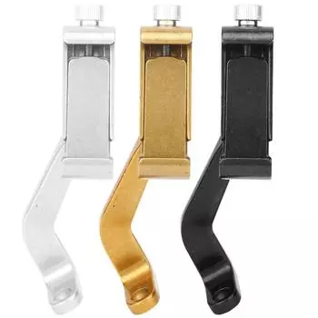 Универсальный алюминиевый сплав зеркало заднего вида мобильный телефон поддержка зарядный кронштейн 360 градусов вращения silver