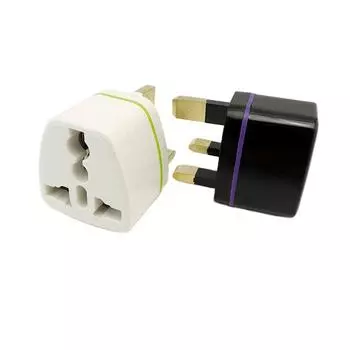 Универсальный американский Kr европейский AU EU US To UK адаптер питания для Сингапура США Израиля Бразилии адаптер для путешествий Корея белый