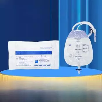 Универсальный антирефлюксный мочеприемник для мужчин, женщин и пожилых людей - одноразовый медицинский мочеприемник Gaosheng drainage bag 1500cm pagoda head 1 piece