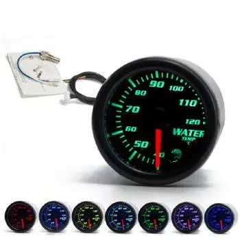 Универсальный автомобильный 2 /52 мм 7-цветный светодиодный датчик температуры воды/охлаждающей жидкости