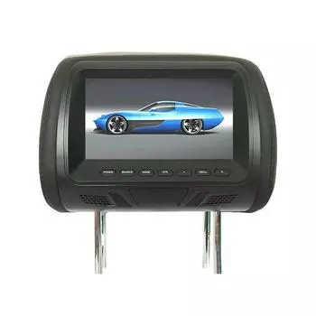 Универсальный автомобильный 7-дюймовый подголовник USB SD MP5 дисплей HD автомобильный подголовник комплект экранный плеер подголовник плеер мультимедийный плеер для заднего сиденья чёрный