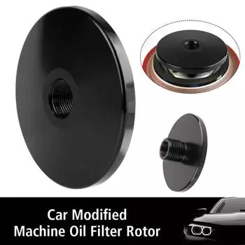 Универсальный автомобильный адаптер масляного фильтра Адаптер фильтра Адаптер Автомобильные детали для модификации Масляный фильтр Адаптер для модификации автомобиля Black