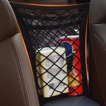 Универсальный автомобильный барьер и органайзер для домашних животных, простая установка с помощью предохранительных крючков, трехслойная сетчатая конструкция предотвращает отвлечение внимания и организует предметы первой необходимости для автомобилей и в
