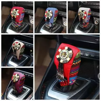 Универсальный автомобильный чехол для рычага переключения передач, необычный чехол для ручки ручного переключения передач, автомобиль style 1