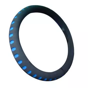 Универсальный автомобильный чехол на руль EVA, противоскользящий держатель, протектор, автодекор синий