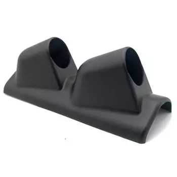 Универсальный автомобильный держатель для манометра с двумя отверстиями для стойки, 2 дюйма, 52 мм, сверхпрочный гоночный спортивный держатель для манометра с креплением на стойке чёрный