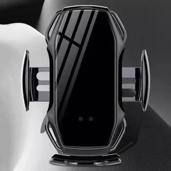Универсальный автомобильный держатель для телефона с интеллектуальным датчиком 15 Вт, подставка для быстрой зарядки, беспроводное зарядное устройство