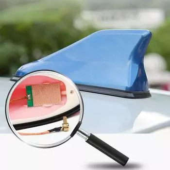 Универсальный автомобильный держатель на крышу антенна плавник акулы верхние антенны автомобильное радио AM FM антенна усилитель сигнала антенна