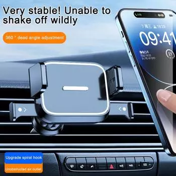 Универсальный автомобильный держатель телефона Gravity Car Mobile Phone Supports Bracket Outlet Car Кронштейн прочно I4J3 black-one size