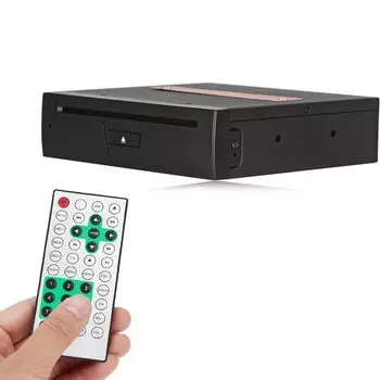 Универсальный автомобильный DVD-плеер с внешним CD-DVD-плеером 12 В, подходящий для автомобильного стереооборудования Android с дистанционным управлением и AV-входом