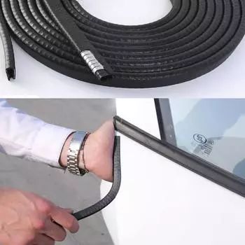 Универсальный автомобильный дверной край, защита от царапин, полоса, уплотнительная защитная накладка, автомобильная дверная наклейка, протектор белый