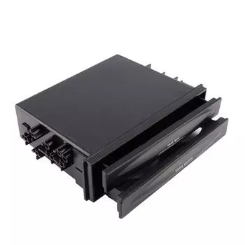 Универсальный автомобильный двойной Din радио карманный держатель для напитков с пластиком для хранения чёрный