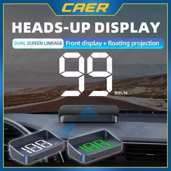 Универсальный автомобильный HUD Head-Up Display Цифровой спидометр GPS HD Проектор для лобового стекла КМ/Ч Скорость Сигнализаторы Инструменты для транспортных средств Грузовик