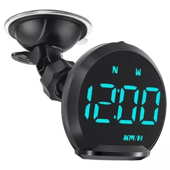 Универсальный автомобильный HUD LCD цифровой спидометр GPS детектор скорости Высокоточный проекционный дисплей GPS HUD большой шрифт измеритель скорости для автомобиля