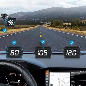 Универсальный автомобильный HUD проекционный дисплей спидометр автомобиля Комплексный помощник вождения HUD Простая установка