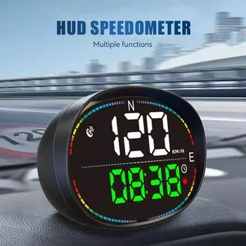 Универсальный автомобильный HUD Y06/H3 Head Up Display спидометр GPS с большим шрифтом цифровой измеритель скорости часы датчик автомобильные аксессуары
