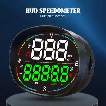 Универсальный автомобильный HUD Y06/H3 Head Up Display спидометр GPS с большим шрифтом цифровой измеритель скорости часы датчик автомобильные аксессуары