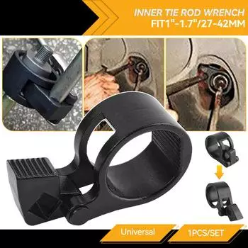 Универсальный автомобильный ключ для внутренней рулевой тяги, инструмент для разборки направленного шарикового винта для 27-42 мм шаровой головки, аксессуар для разборки толкателя чёрный