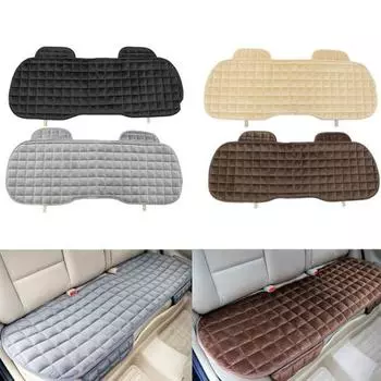 Универсальный автомобильный коврик для заднего сиденья, удобная мягкая подушка для стула заднего ряда чёрный