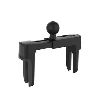 Универсальный автомобильный круглый зажим для воздуховода подставка для мобильного телефона 17 мм для Mercedes Phone Air Car Base Head Hol R1I0 black-One-size