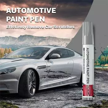 Универсальный автомобильный лак для царапин, прозрачный цветной карандаш для подкраски, водонепроницаемый карандаш для ремонта, ухода за лакокрасочным покрытием, автомобильные аксессуары серый
